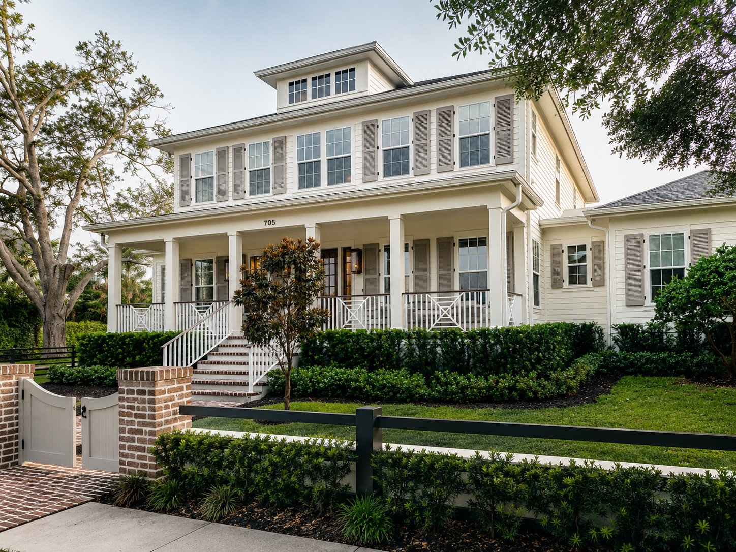 Classic historic-style home in the Old Northeast neighborhood of St. Petersburg, Florida